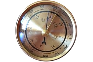 Zxpjkyu Metal Fishing Barometer for Boat, Compact, Portable, Easy to Use, Pressure Gauge