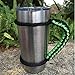 MOCE Handmade Paracord Handle for 20 oz. Tumbler, Green/Black