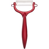 Kyocera Advanced Ceramic Hoizontal Y Peeler, Red