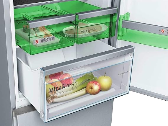 Bosch Serie 4 KVN39IU3A nevera y congelador Integrado Verde, Gris ...