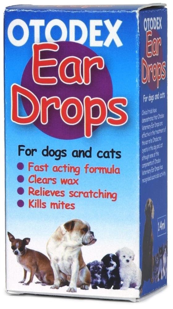 Petlife Otodex Veterinary Eardrops for Pet, 14 ml (14ml x 3)