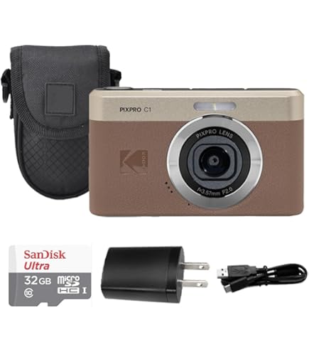Amazon.com : Kodak PIXPRO C1 Compact Digital Camera (Black) Bundle