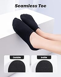 IDEGG No Show Socks Women and Men Low Cut Anti-slid