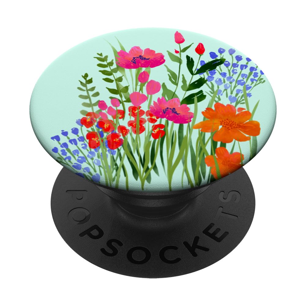 Fun womens grow positive thoughts, inspirational, kindness PopSockets Swappable PopGrip