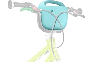 woom POP Kids' Bike Basket Original 2, 3 & 3 AUTOMAGIC Bicycles, Easy Snap-On Attachment, Weatherproof, BPA-Free Handlebar Storage Accessory for Outdoor Bicycle Adventures & Outdoor Play