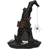 Ashland 11" Witch Hat House LED Mini Decoration