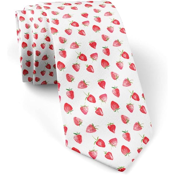 Sushi Pattern Novelty Necktie - Fun Kawaii Conversation Tie For Parties & Events
