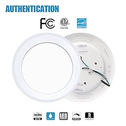 ECOELER 10 Pack 6 Inch LED 3000K Dimmable Flush