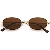 Appassal Retro Oval Sunglasses for Women Men Trendy Designer 90s Vintage Y2k Sunnies AP3662
