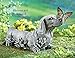 Dachshund With Butterfly Stone-Look Sculpted Garden Planter, Grey