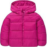 Vieille Toddler Winter Coat Girls Boys Puffer Jacket Lightweight Kids Down Alternative Outerwear 2-6 Years