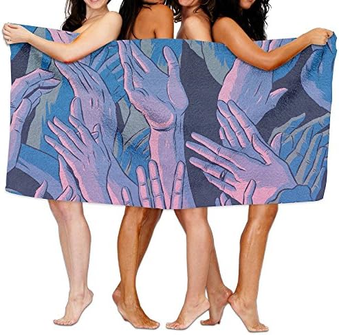 Punky Handclaps Adult Soft Microfiber Printed Beach Towel For Swimming,surf,Gym,spa 80cm130cm