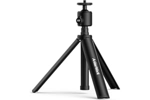 AnkerWork Mini Tripod by Anker, Camera Tripod, Tripod Stand for Webcam, Small Flexible Tripod