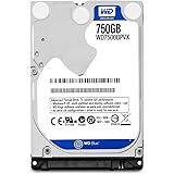 WD Blue 750GB  Mobile Hard Disk Drive - 5400 RPM SATA 6 Gb/s  9.5 MM 2.5 Inch  - WD7500BPVX