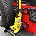 IRONWALLS High Lift Jack Hood Mount Brackets Off Road High Lift Jack Stand Jack Mount Spacer Black for 2007-2017 Jeep Wrangler JK