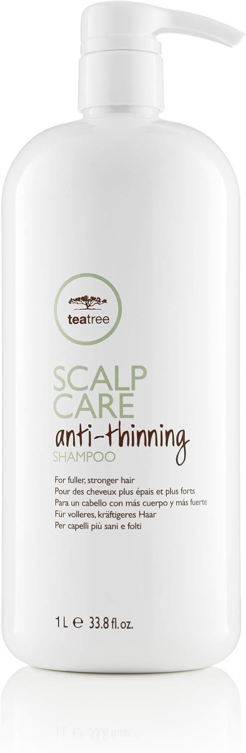 Paul Mitchell Tea Tree Scalp Care Anti-Thinning Shampoo 1000ml, plum, 1 l (Pack of 1)