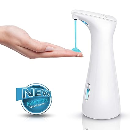 Kosiy Seifenspender Automatisch, Seifenspender Flüssigseifenspender Touchless Infrared Sensor Seifenspender für Küche/Badezim