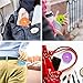 Tangle-Free Earbuds Holder Storage Case Earbuds Holder Wrap Portable Earbuds Holder Wrap Silicone Headphone Earphone Cable Compact Storage Cord Wrap Winder Headphones Keeper System Organizer