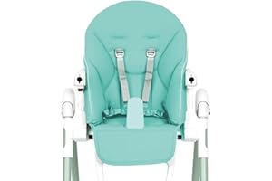 SHAKVEN PU Leather for Baby Dining Chair | High Chair Covers for Toddler Kids,Padding Seat for Kids Chairs,Easy to Install Replacement Cushion High Chair Covers for Toddler Kid