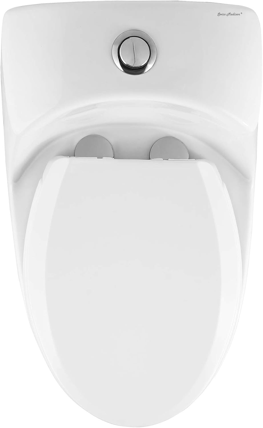 Swiss Madison Well Made Forever SM-1T803 Chateau One Piece Toilet, Glossy White - - 