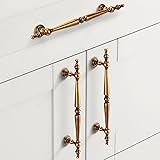 Shimeyao 10 Pack Antique Brass Cabinet Pulls