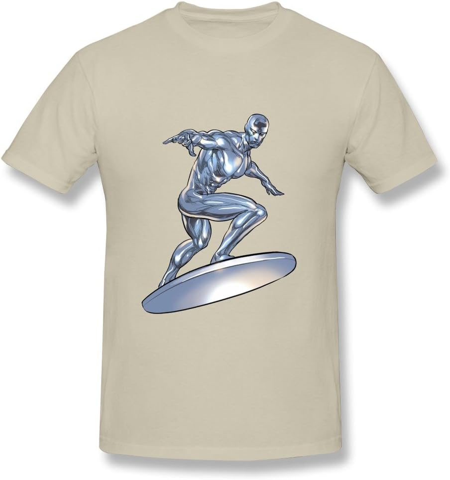 Men's Marvel Comics Silver Surfer T-Shirt White XXXX-L