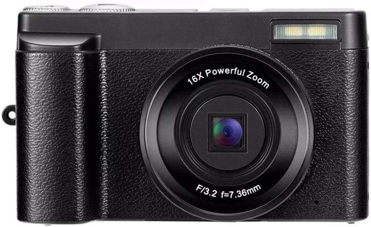 Digital Camera Vlogging Camera Camcorder 24MP Full HD WiFi Youtube Camera 3.0 Inch 180 Degree Rotation Flip Screen Camera 16X Digital Zoom