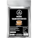 Naturevibe Botanicals Organic Yellow Mustard Seeds, 16 oz, Package May Vary