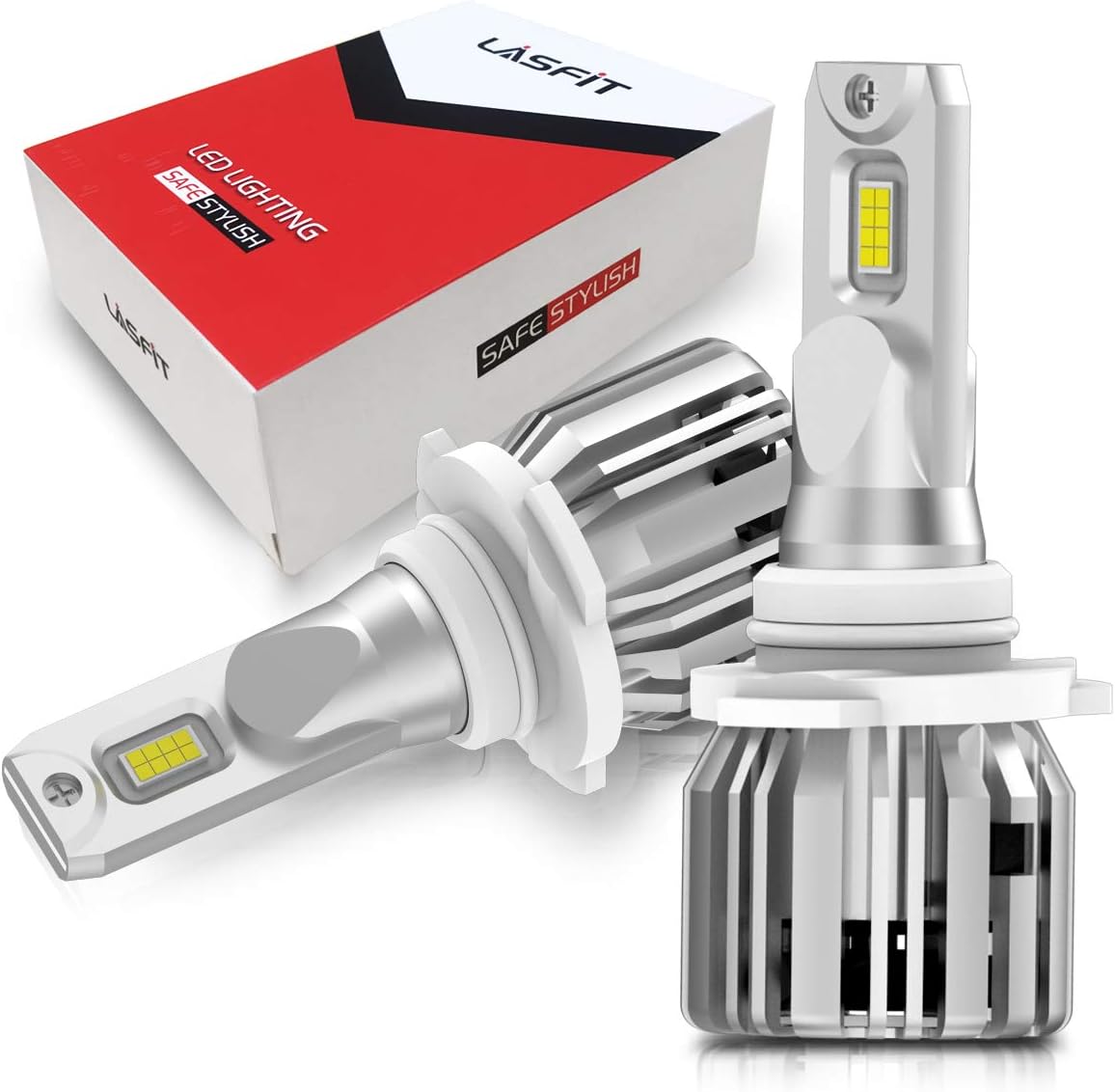 LASFIT 9005 LED bulbs, 6000K LED Conversion Kit Halogen Replacement