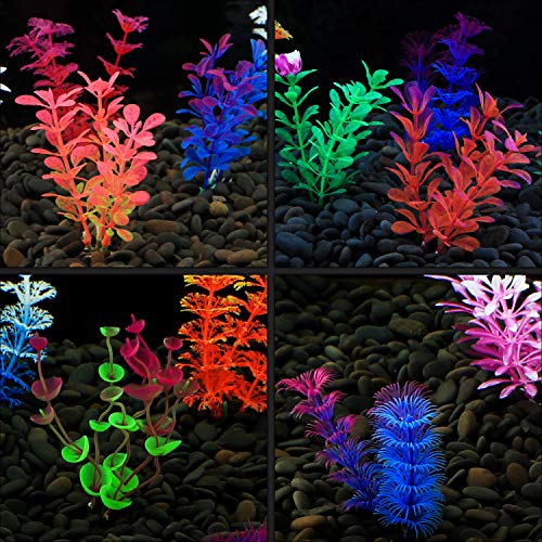 image for MyLifeUNIT Fish Tank Plants, Artificial Aquariums Plants Plastic for F