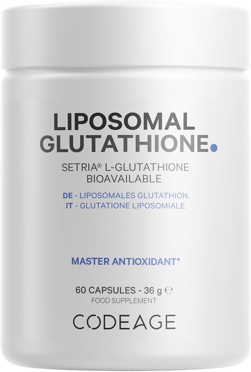Codeage Liposomal Glutathione 60 Capsules Setria L-Glutathione 250 mg