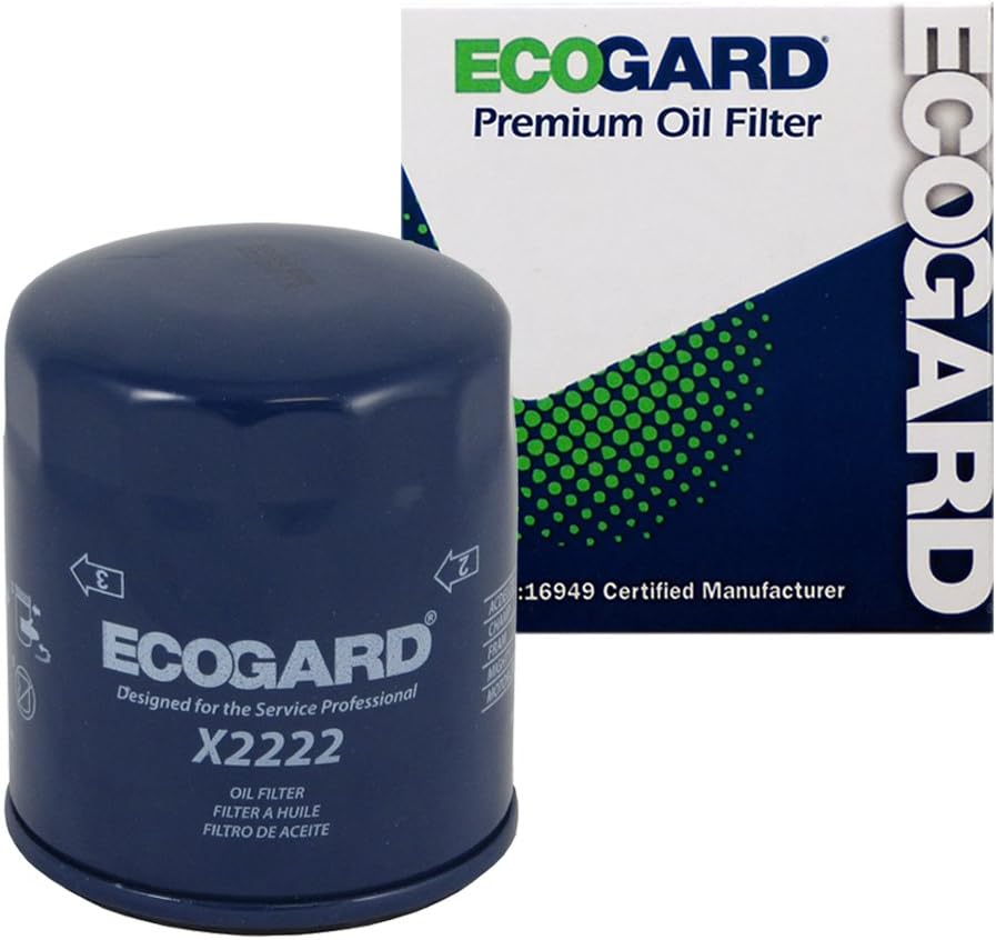 Ecogard X2222 Oil Filter, Oil Filters & Accessories Amazon Canada