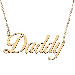 HUAN XUN Customized Custom Simple Any Name Necklace