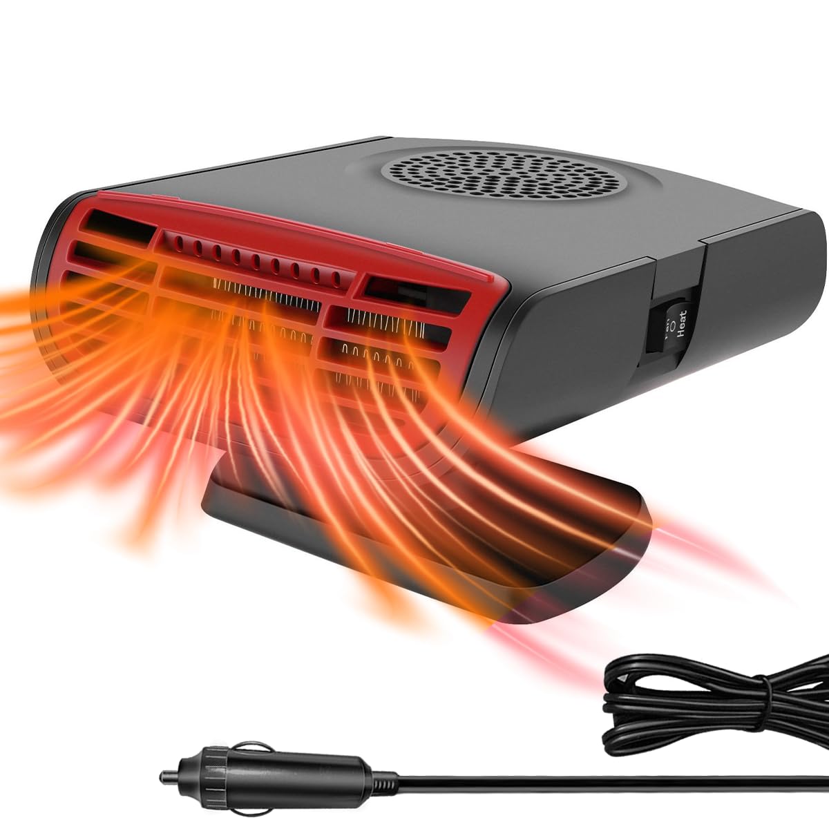 Photo 1 of 12 Volt Car Heaters for Vehicle, 150W Car Windshield Defogger Defroster, Plug-in Cigaerte Lighter, Suitable for 12V Cars SUV