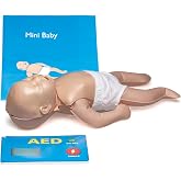 Laerdal Mini Baby Global Set - Inflatable CPR Manikin with Compression Clicker and Basic AED Trainer
