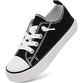 Toddler Little Kid Cushioned Canvas Shoes Slip On Sneakers Soft and Durable