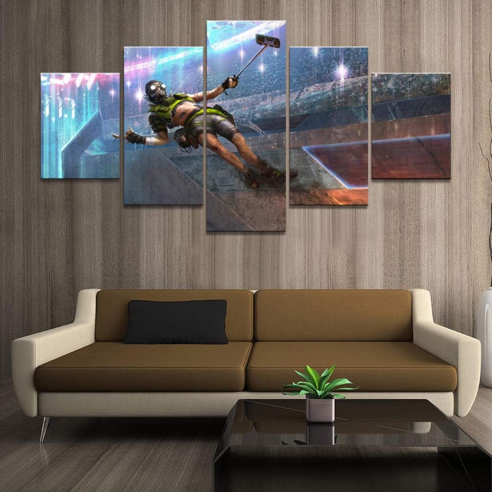 MGHTZ Leinwandmalerei Wandkunst 5 Stück Hd Büro Poster Bilder Malen