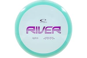 LATITUDE 64° GOLF DISCS Latitude 64 Opto River Disc Golf Fairway Driver | Easy to Throw Disc Golf Driver for Beginners | Durable Premium Plastic | High Glide w/Straight Flight & Great Control | 170g+ (Turquoise)