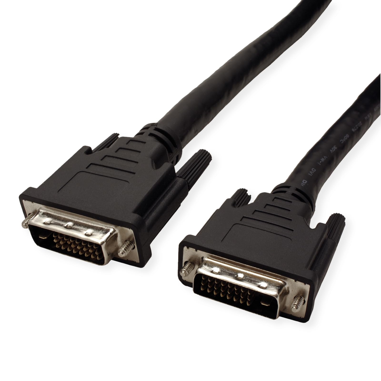 ROLINE DVI Cable | Monitor cable DVI Plug-Plug | Dual Link connection cable Black 20 m — image 1