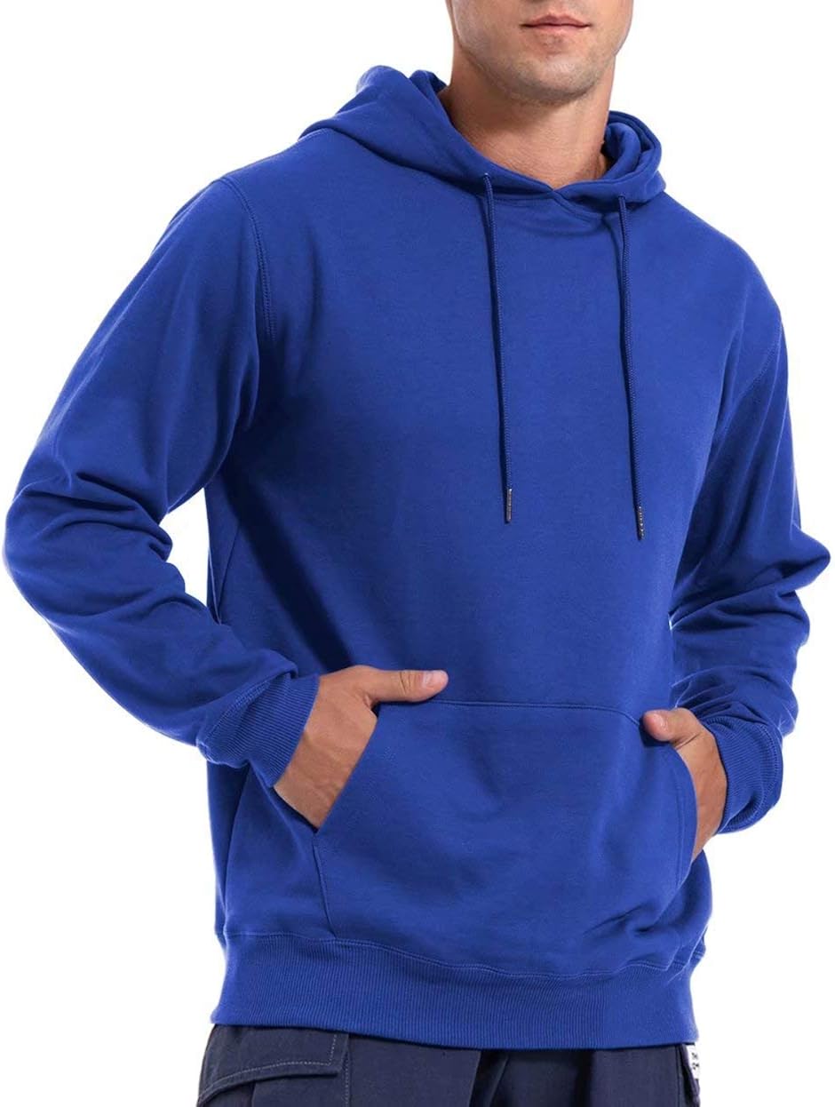 QUALFORT Men's Pullover Hoodie: Clothing