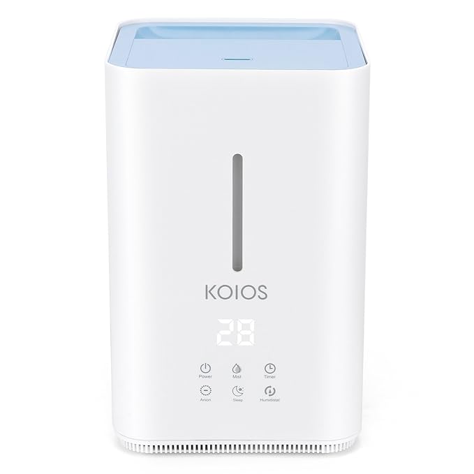 title=koios 4L ultrasuoni kuehlluftbe feuchter ST800, aperto serbatoio dell' acqua,
