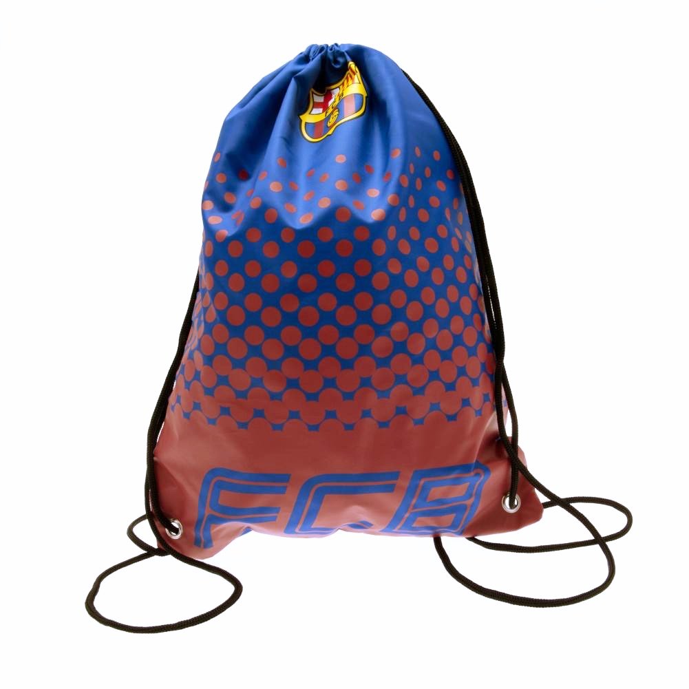 Official Football Merchandise – Sports Backpack with Adjustable Drawstring – Various Teams, Barcelona FC, 45 x 34cm