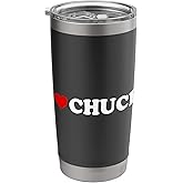 I Love Chuck - Heart Stainless Steel Insulated Tumbler