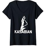 T-shirt Rare Kasabian Logo Coloré Recto-verso - Taille S (Small) - Noir