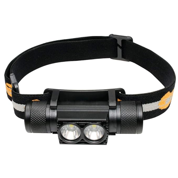 Scheinwerfer Blendung Langstreckenladung Kopfmontierte USB-Dual-LED-Bergmannlampe Nachtläufer für Fahrlichter