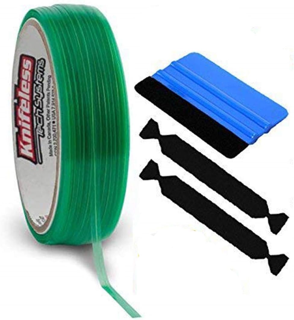 32 Ft &Squeegee Knifeless Finish Line Vinyl Wrap Cutting Tape 10m
