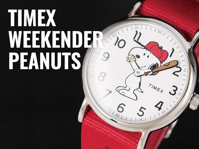 Amazon Timex タイメックス Weekender ウィークエンダー Peanuts ピーナッツ Snoopy スヌーピー Tw2r 腕時計 メンズ腕時計 腕時計 通販