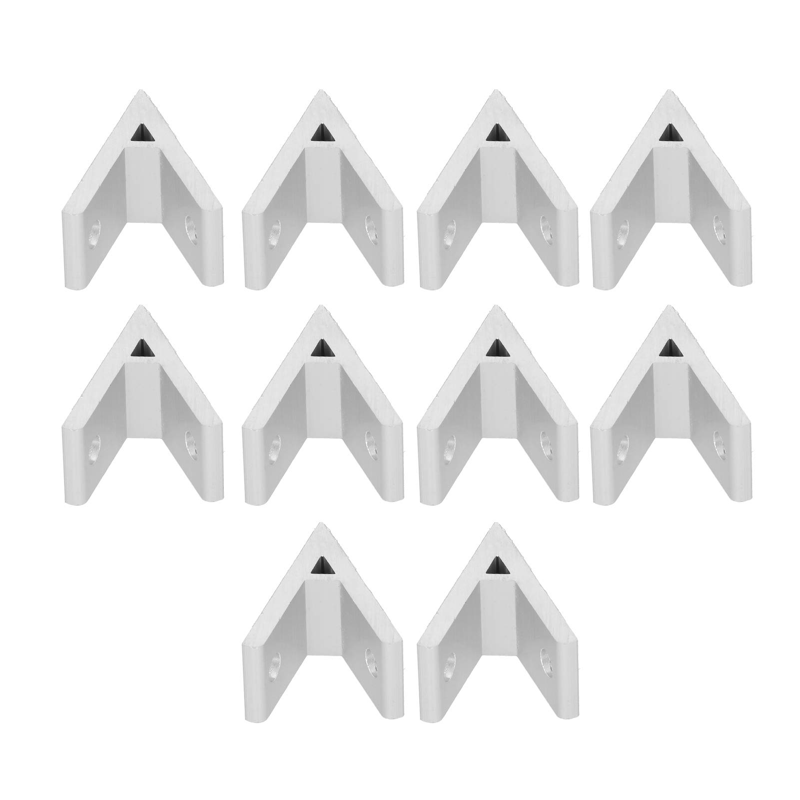 Aluminium 3030 Profile Angle Corner Connector 45 Degrees Heavy Duty Industrial T-Slot Bracket for 40x40 Aluminum Extrusion Frames 10 Pieces Set