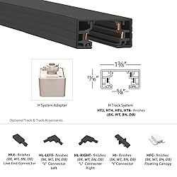 WAC Lighting HI-PWR-BN H Track Power Feedable I