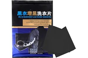 50 Pieces Black Fabric Dye For Clothes All-Purpose Fabric Dye Sheets For Cotton Linen Jeans Wool Rayon Silk & More